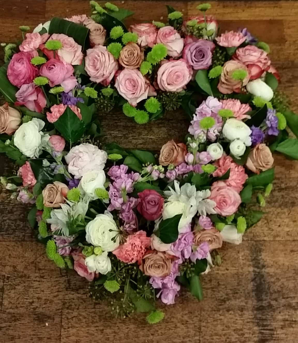 Open Heart Wreath