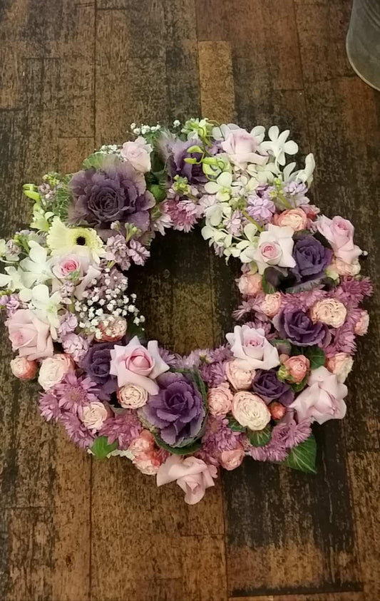 Pastel Garden Wreath