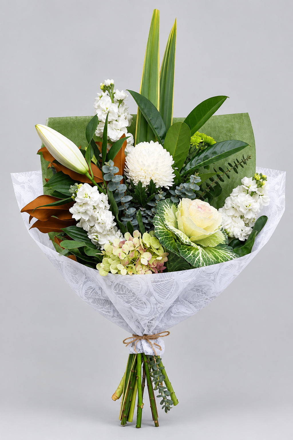 White Mixed Flowers