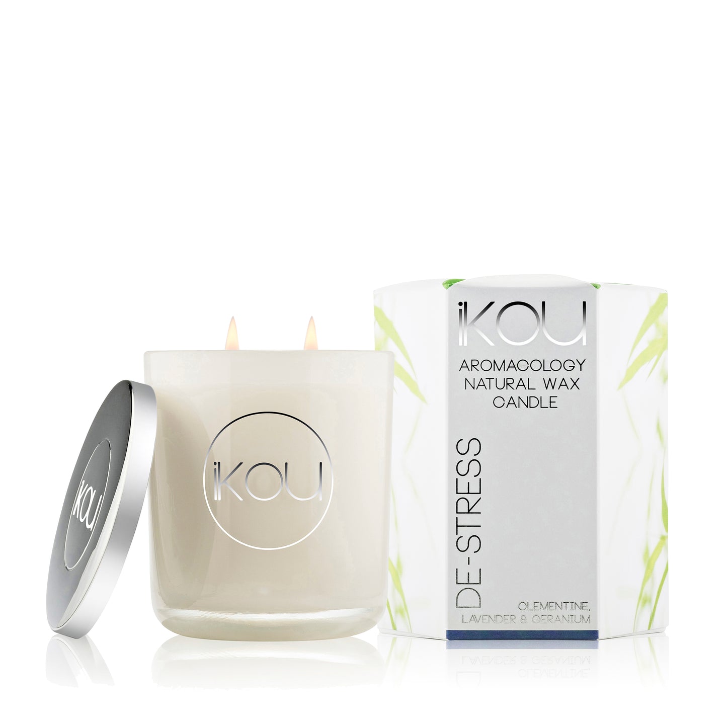 Eco-Luxury Candle Glass De-Stress