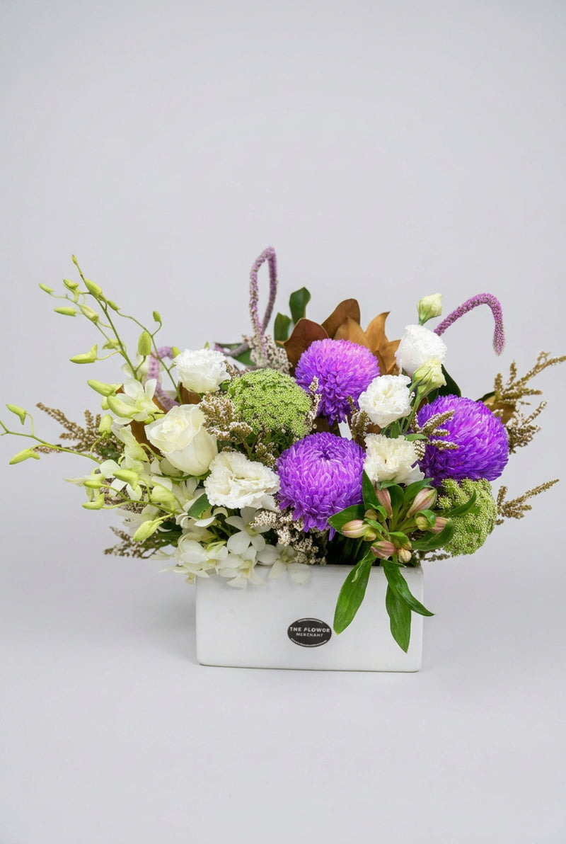 Violet Blooms – Ceramic