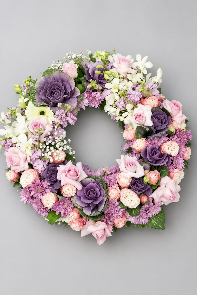 Pastel Garden Wreath