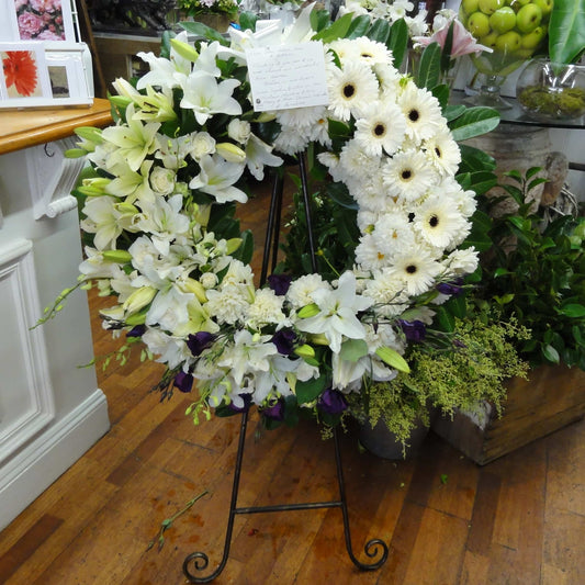 Large White Wreath