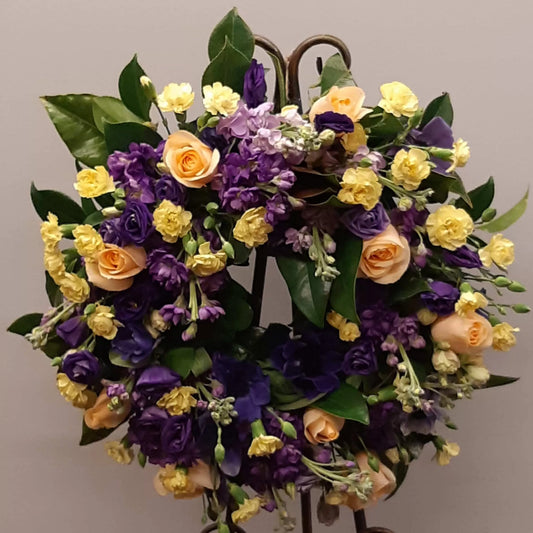 Vibrant Wreath Pastel