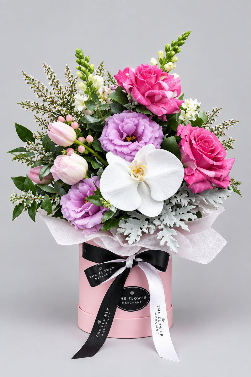 Pastel Pink Floral Box
