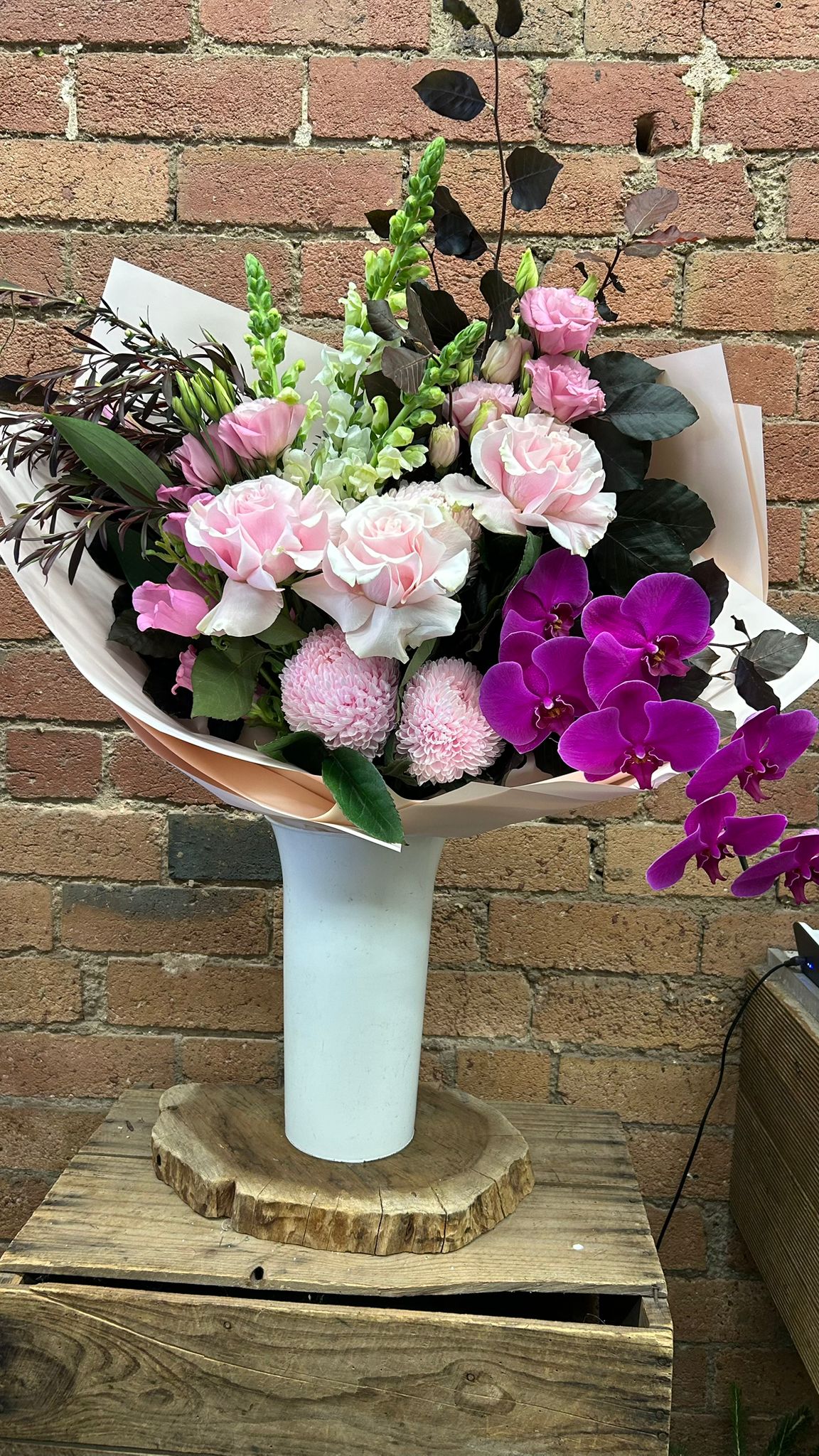 Premium Pink & Purple Mixed Arrangement