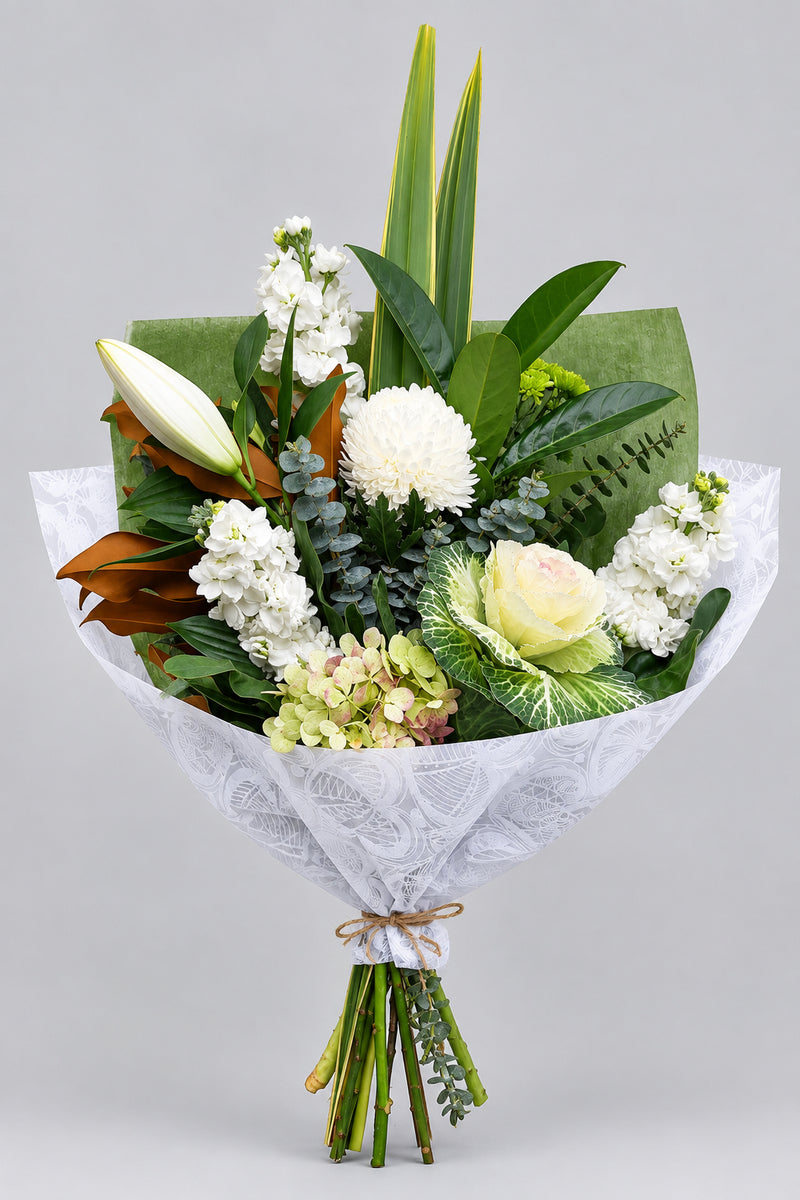 White Mixed Flowers